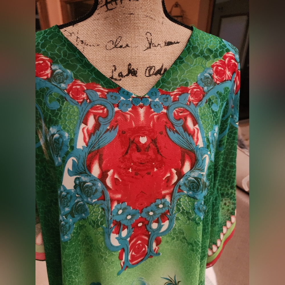 Ana & Kate Butterfly Sleeve Tunic One Size